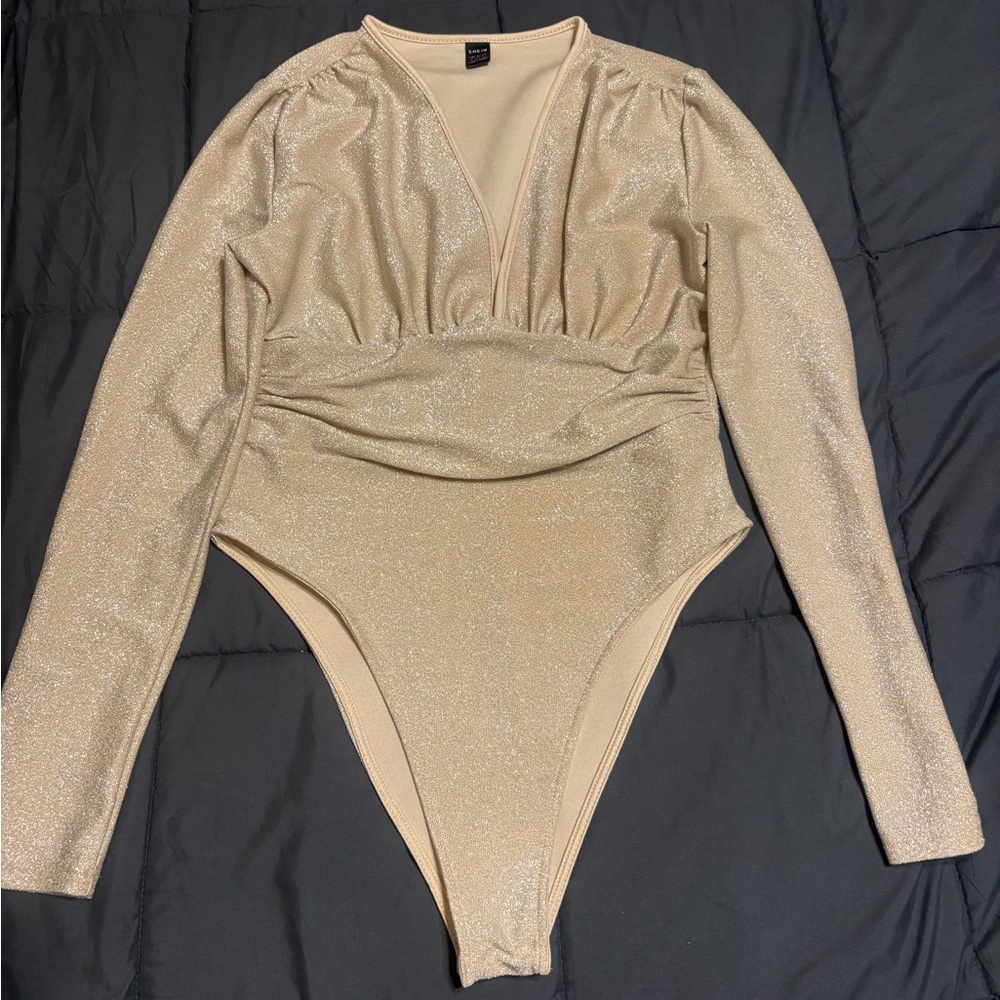 Shimmering Cream Womens One Piece